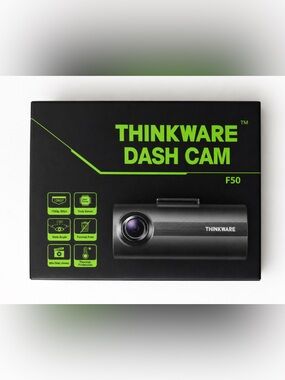 Thinkware F50 1080P Full HD Dash Cam Sony Exmor 130° Wide Angle w/ Power Ca